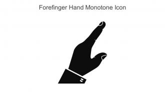 Forefinger Hand Monotone Icon In Powerpoint Pptx Png And Editable Eps Format