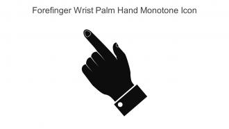 Forefinger Wrist Palm Hand Monotone Icon In Powerpoint Pptx Png And Editable Eps Format