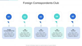 Foreign Correspondents Club In Powerpoint And Google Slides Cpb