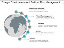 Foreign direct investment political risk management market economy cpb