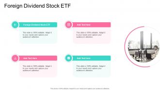 Foreign Dividend Stock Etf In Powerpoint And Google Slides Cpb