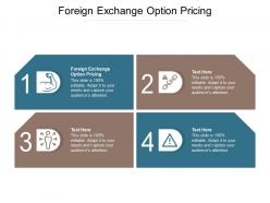 Foreign exchange option pricing ppt powerpoint presentation inspiration picture cpb