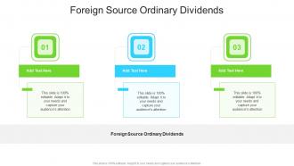 Foreign Source Ordinary Dividends In Powerpoint And Google Slides Cpb