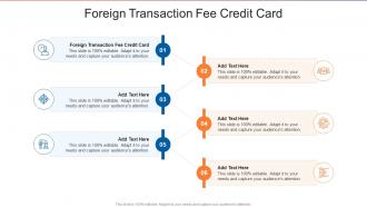 Foreign Transaction Fee Credit Card In Powerpoint And Google Slides Cpb