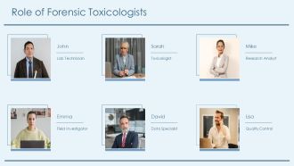 Forensic Toxicology Detecting Poisons And Substances PPT Template AT Ideas Graphical