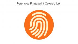 Forensics Fingerprint Colored Icon In Powerpoint Pptx Png And Editable Eps Format
