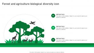 Forest And Agriculture Biological Diversity Icon