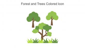 Forest And Trees Colored Icon In Powerpoint Pptx Png And Editable Eps Format