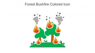 Forest Bushfire Colored Icon In Powerpoint Pptx Png And Editable Eps Format