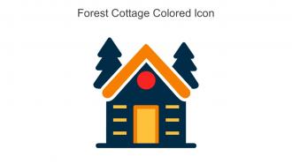 Forest Cottage Colored Icon In Powerpoint Pptx Png And Editable Eps Format