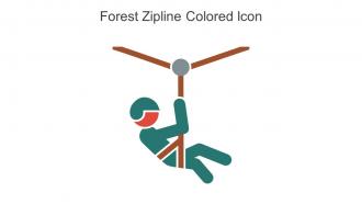 Forest Zipline Colored Icon In Powerpoint Pptx Png And Editable Eps Format