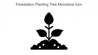 Forestation Planting Tree Monotone Icon In Powerpoint Pptx Png And Editable Eps Format