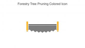 Forestry Tree Pruning Colored Icon In Powerpoint Pptx Png And Editable Eps Format