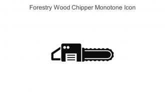 Forestry Wood Chipper Monotone Icon In Powerpoint Pptx Png And Editable Eps Format