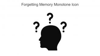 Forgetting Memory Monotone Icon In Powerpoint Pptx Png And Editable Eps Format