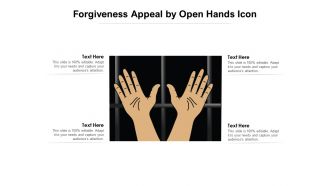 Forgiveness appeal by open hands icon