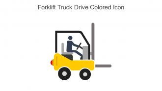 Forklift Truck Drive Colored Icon In Powerpoint Pptx Png And Editable Eps Format