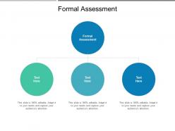 Formal assessment ppt powerpoint presentation ideas professional cpb