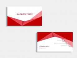 Formal business card template