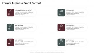 Formal Business Email Format In Powerpoint And Google Slides Cpb