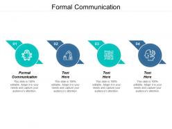 Formal communication ppt powerpoint presentation ideas show cpb