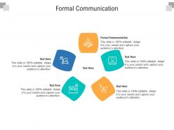 Formal communication ppt powerpoint presentation summary topics cpb