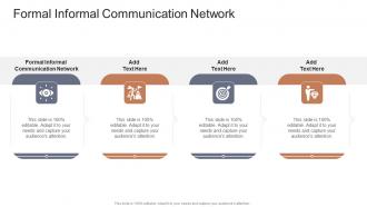 Formal Informal Communication Network In Powerpoint And Google Slides Cpb