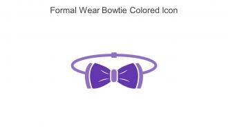 Formal Wear Bowtie Colored Icon In Powerpoint Pptx Png And Editable Eps Format