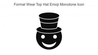 Formal Wear Top Hat Emoji Monotone Icon In Powerpoint Pptx Png And Editable Eps Format