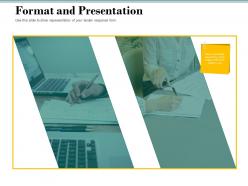 Format and presentation bid evaluation management ppt powerpoint images