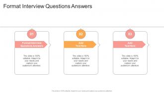 Format Interview Questions Answers In Powerpoint And Google Slides Cpb