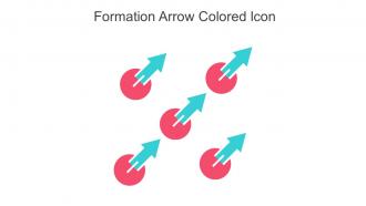 Formation Arrow Colored Icon In Powerpoint Pptx Png And Editable Eps Format