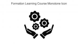Formation Learning Course Monotone Icon In Powerpoint Pptx Png And Editable Eps Format
