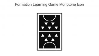 Formation Learning Game Monotone Icon In Powerpoint Pptx Png And Editable Eps Format
