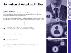 Formation of acquired entities mortgages ppt powerpoint presentation show