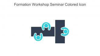 Formation Workshop Seminar Colored Icon In Powerpoint Pptx Png And Editable Eps Format