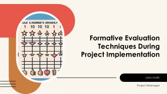 Formative Evaluation Techniques During Project Implementation PPT Graphics AT