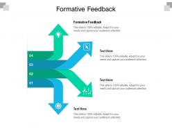 Formative feedback ppt powerpoint presentation professional deck cpb