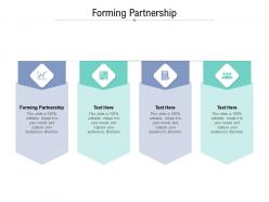 Forming partnership ppt powerpoint presentation ideas background images cpb