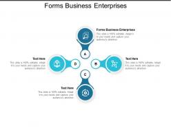 Forms business enterprises ppt powerpoint presentation styles background cpb