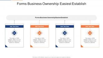 Forms Business Ownership Easiest Establish In Powerpoint And Google Slides Cpb