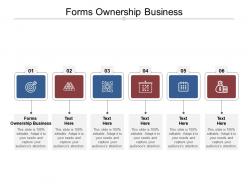 Forms ownership business ppt powerpoint presentation styles skills cpb