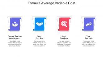 Formula Average Variable Cost Ppt Powerpoint Presentation Outline Display Cpb