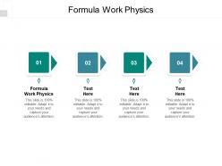 Formula work physics ppt powerpoint presentation inspiration layout ideas cpb