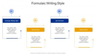 Formulaic Writing Style In Powerpoint And Google Slides Cpb