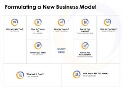 Formulating a new business model ppt powerpoint presentation show