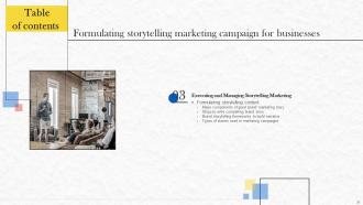 Formulating Storytelling Marketing Campaign For Businesses MKT CD V Appealing Pre-designed