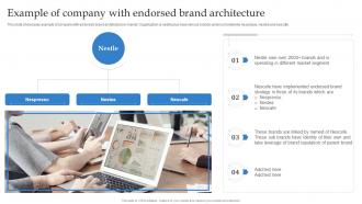 Formulating Strategy With Multiple Product Example Of Company With Endorsed Brand Architecture