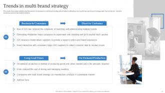 Formulating Strategy With Multiple Product Lines Branding CD V Editable Compatible