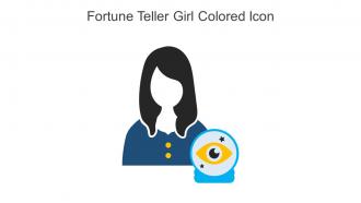 Fortune Teller Girl Colored Icon In Powerpoint Pptx Png And Editable Eps Format